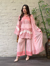 Peach lace