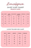 Peach lace